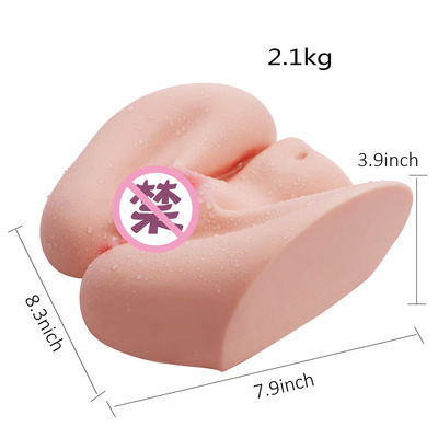Αδιάβροχη σιλικόνη αρσενικό Masturbator άκρης TPE 2.1kg τρισδιάστατη ρεαλιστική